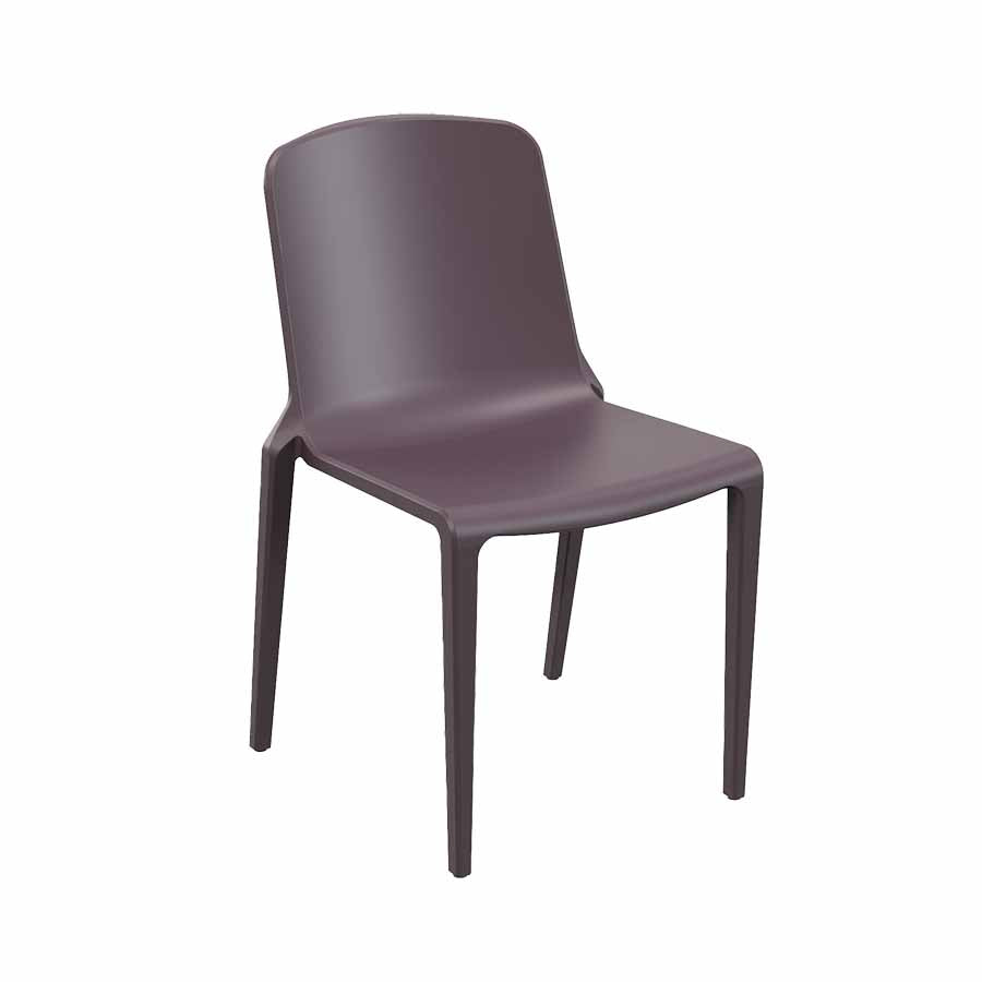 Hatton One Piece Stacking Chair Purple Haze