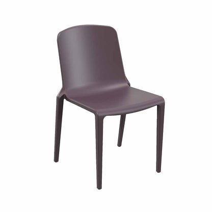 Hatton One Piece Stacking Chair Purple Haze