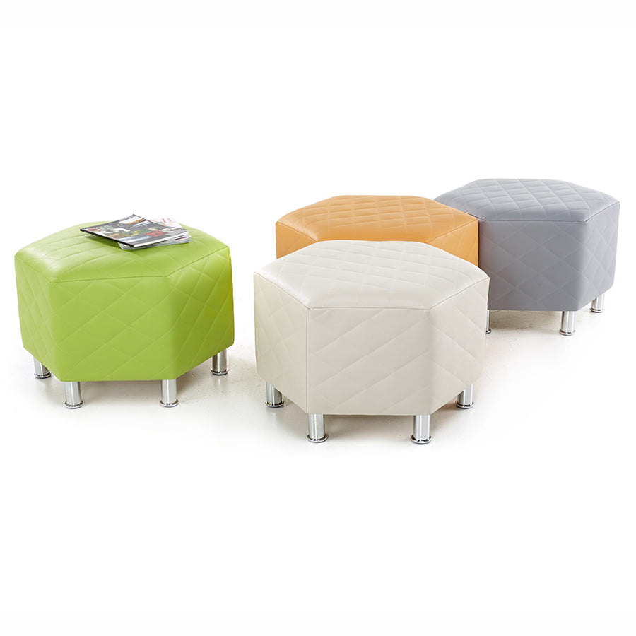Quilted Hexagonal Seating (Set of 4)
