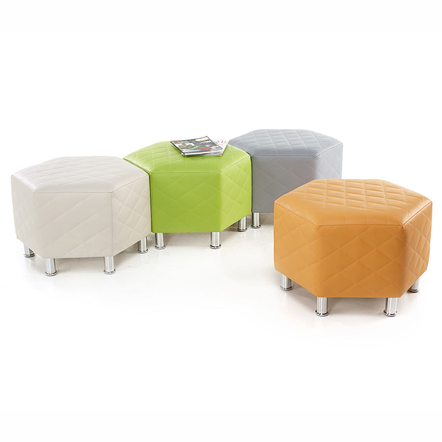 Quilted Hexagonal Seating (Set of 4)