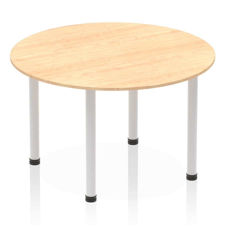 Impulse Round Table With Post Leg