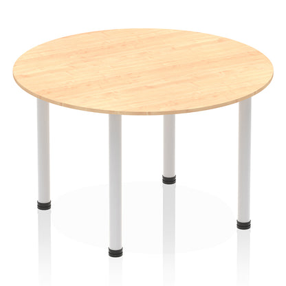 Impulse Round Table With Post Leg