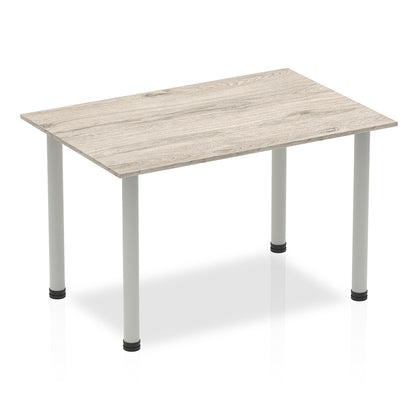 Impulse Straight Table With Post Leg