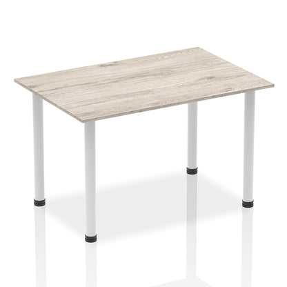 Impulse Straight Table With Post Leg