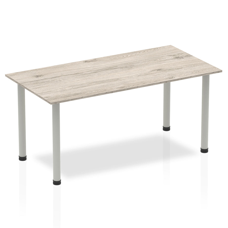 Impulse Straight Table With Post Leg