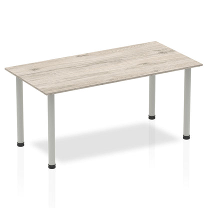 Impulse Straight Table With Post Leg