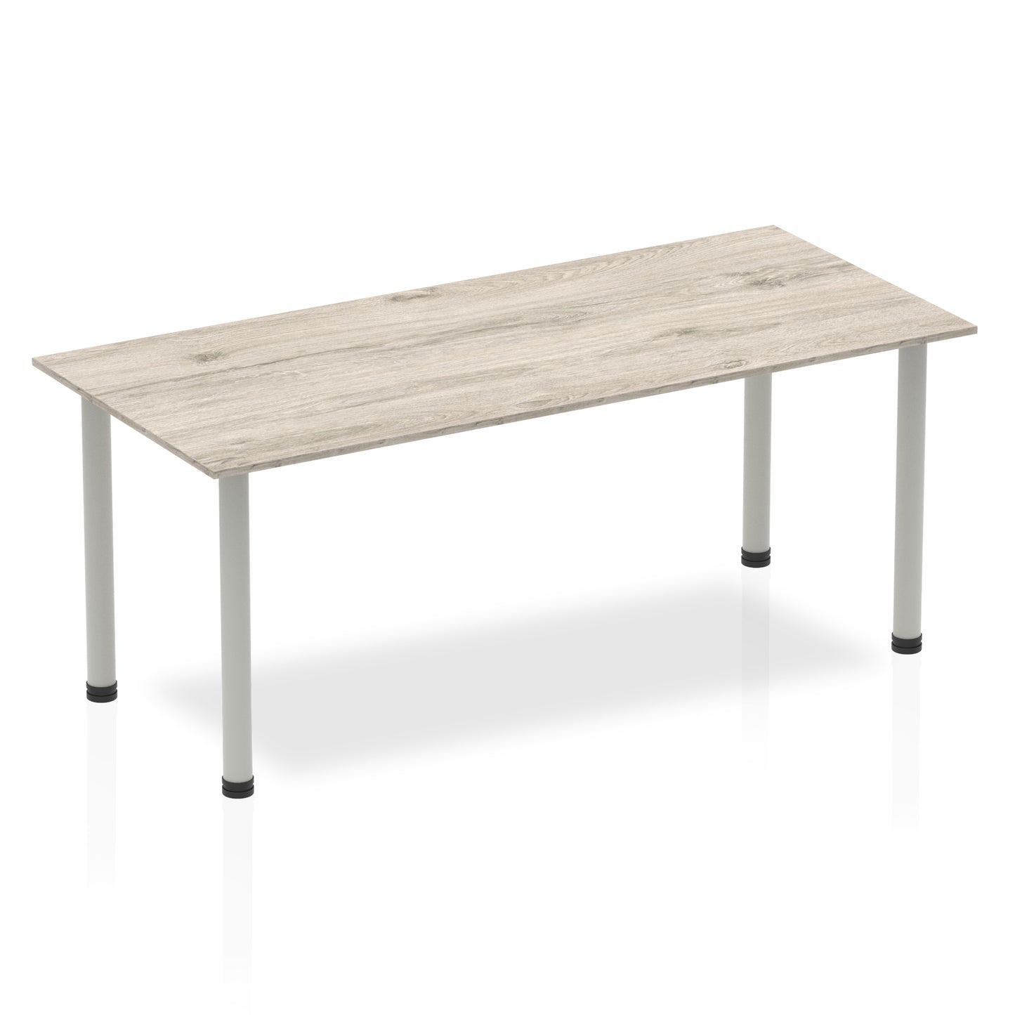 Impulse Straight Table With Post Leg