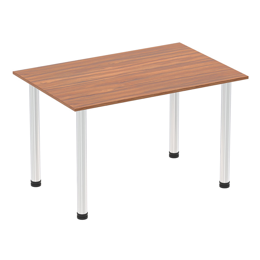 Impulse Straight Table With Post Leg