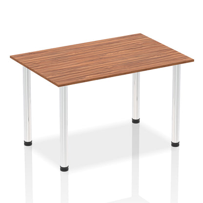 Impulse Straight Table With Post Leg