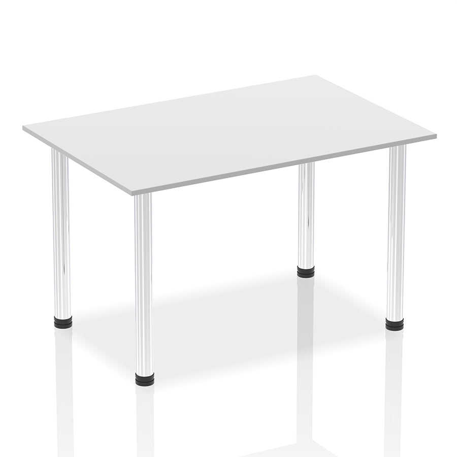 Impulse Straight Table With Post Leg
