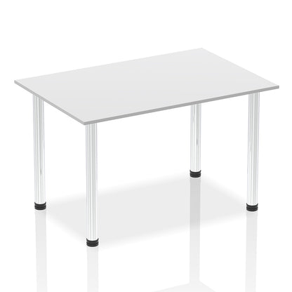 Impulse Straight Table With Post Leg