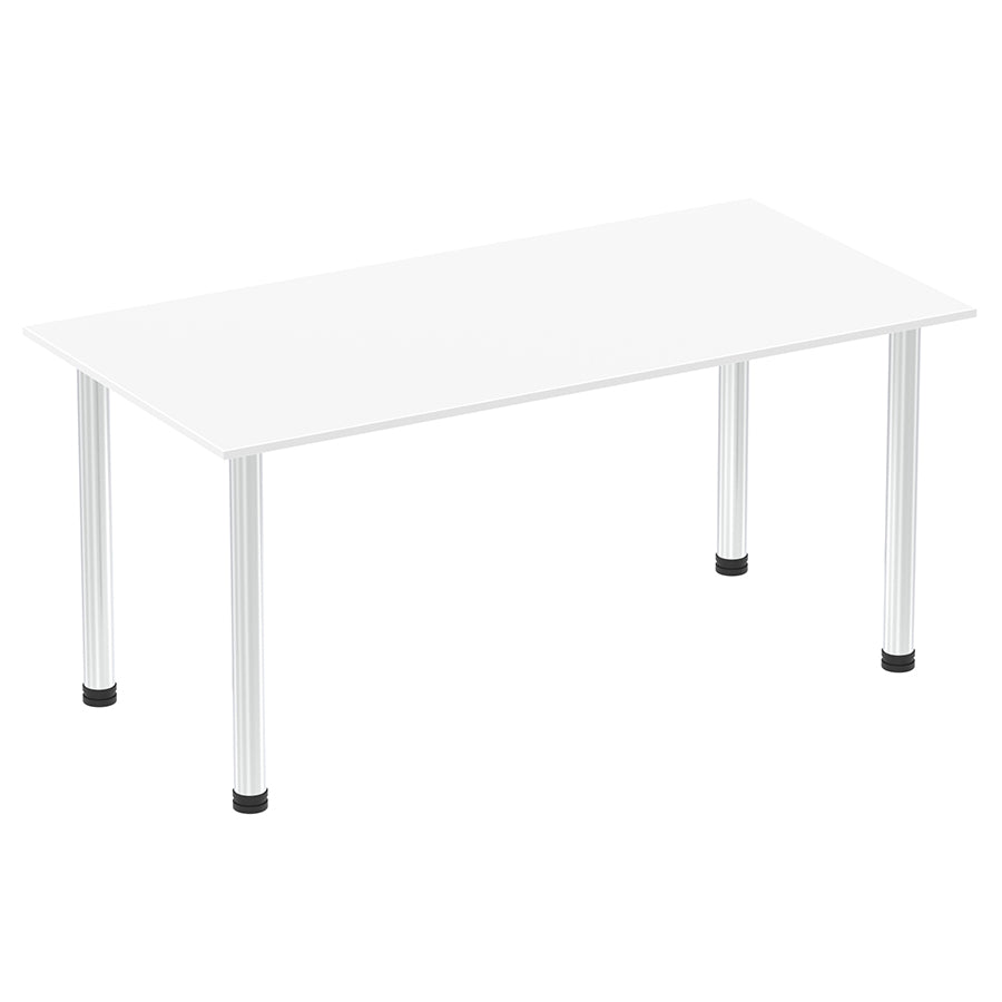 Impulse Straight Table With Post Leg
