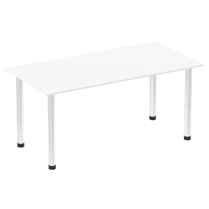 Impulse Straight Table With Post Leg