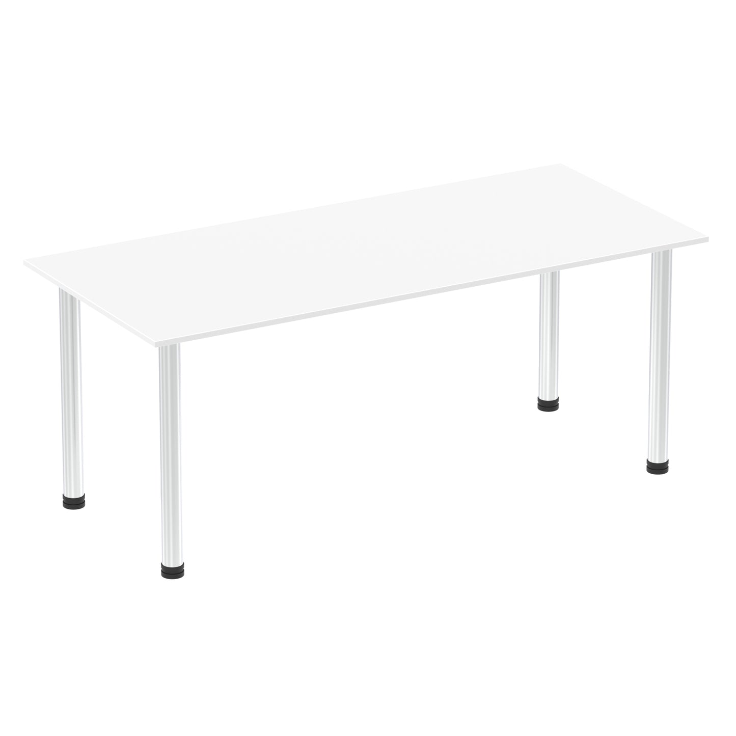 Impulse Straight Table With Post Leg