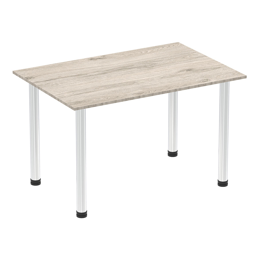 Impulse Straight Table With Post Leg