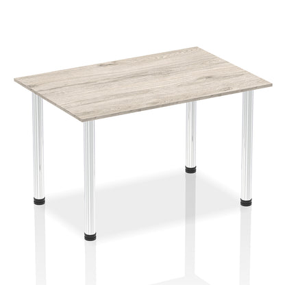 Impulse Straight Table With Post Leg