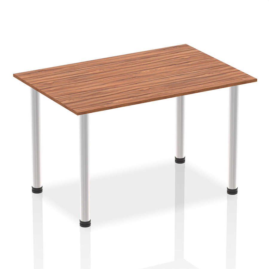 Impulse Straight Table With Post Leg