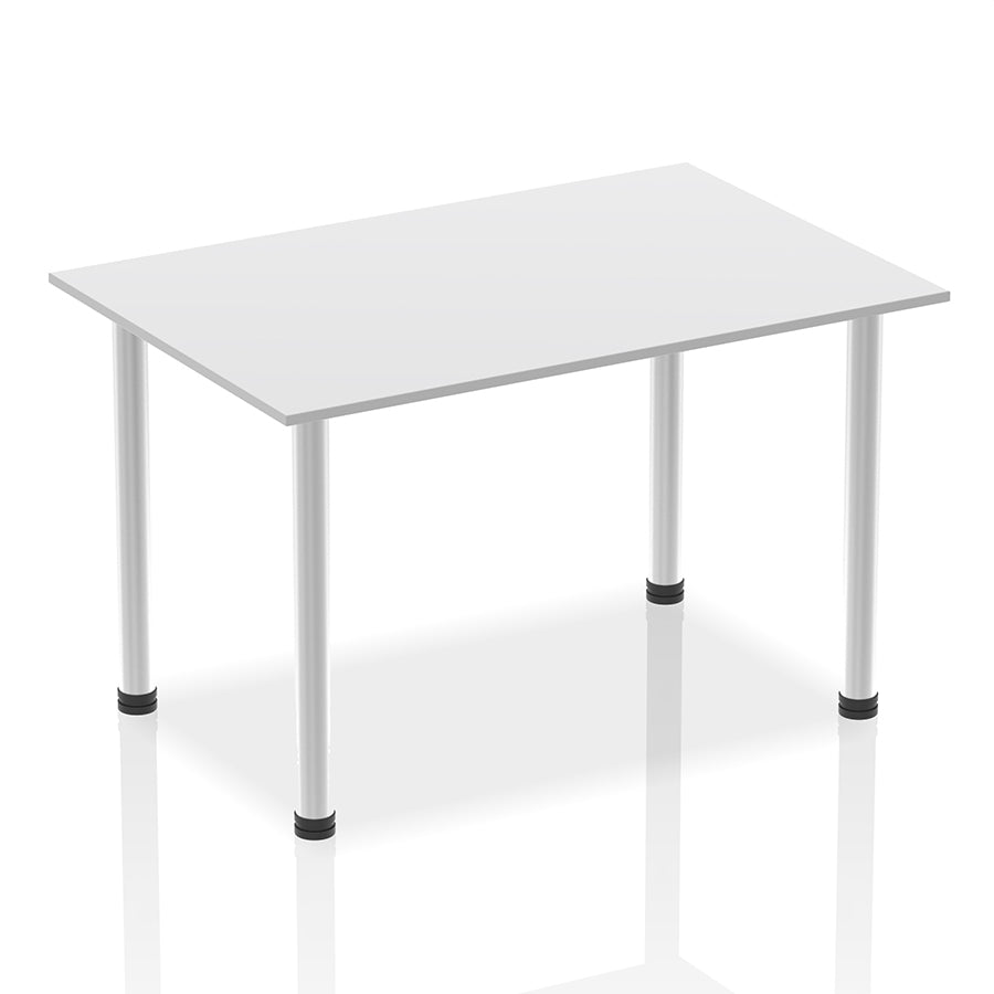 Impulse Straight Table With Post Leg