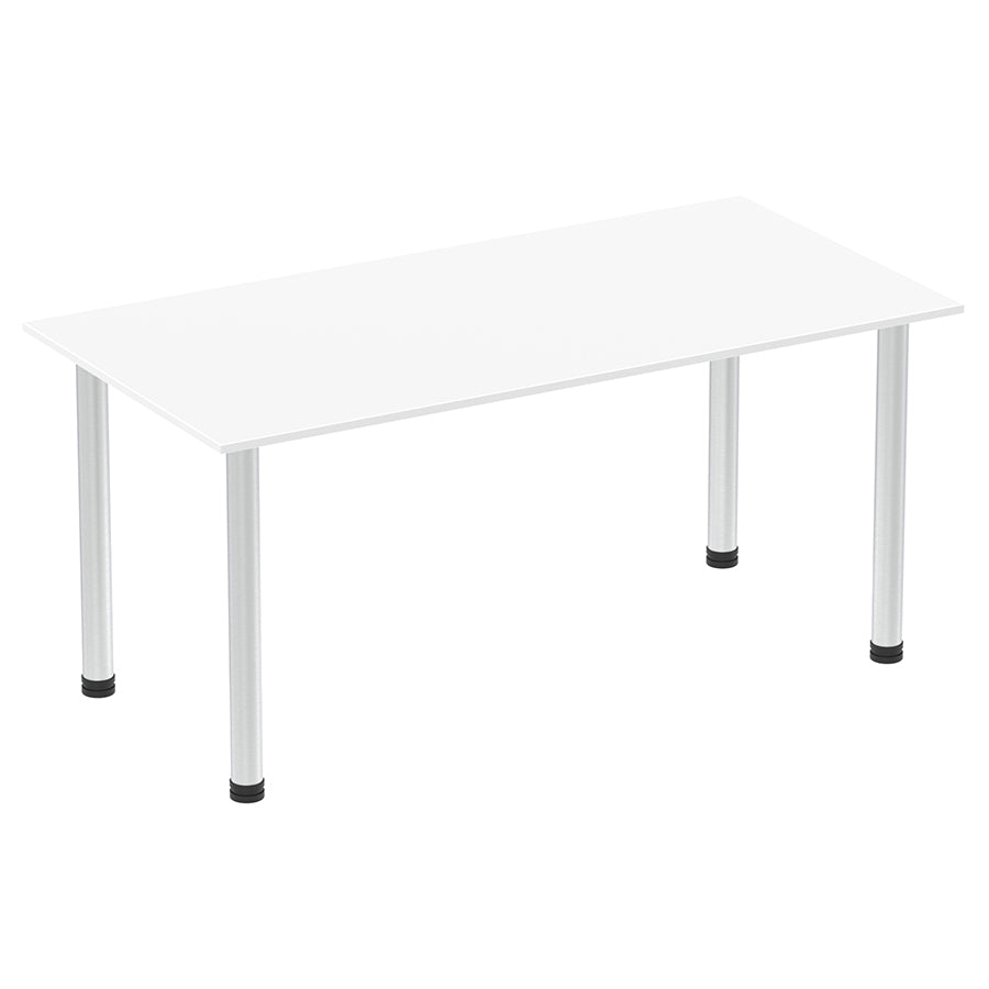 Impulse Straight Table With Post Leg