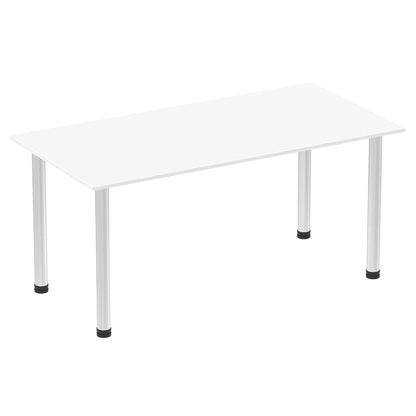 Impulse Straight Table With Post Leg