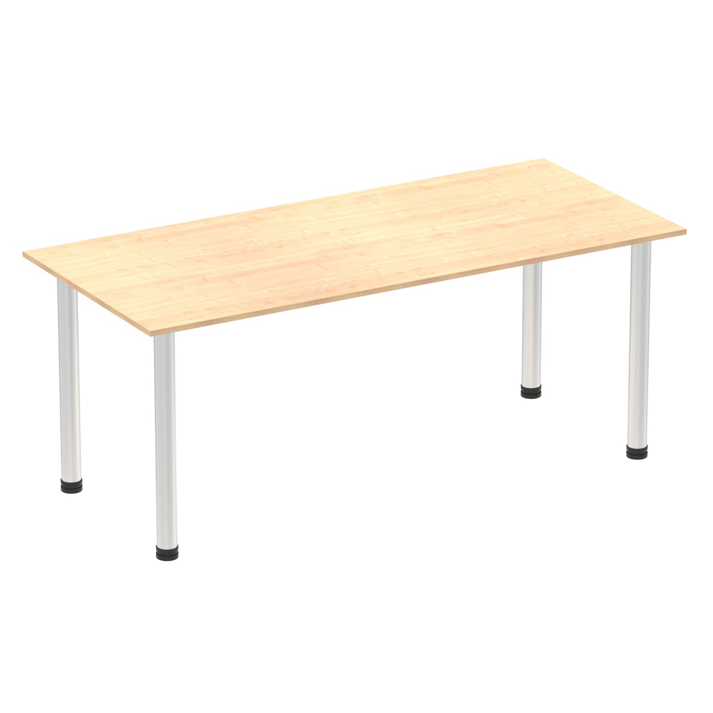 Impulse Straight Table With Post Leg