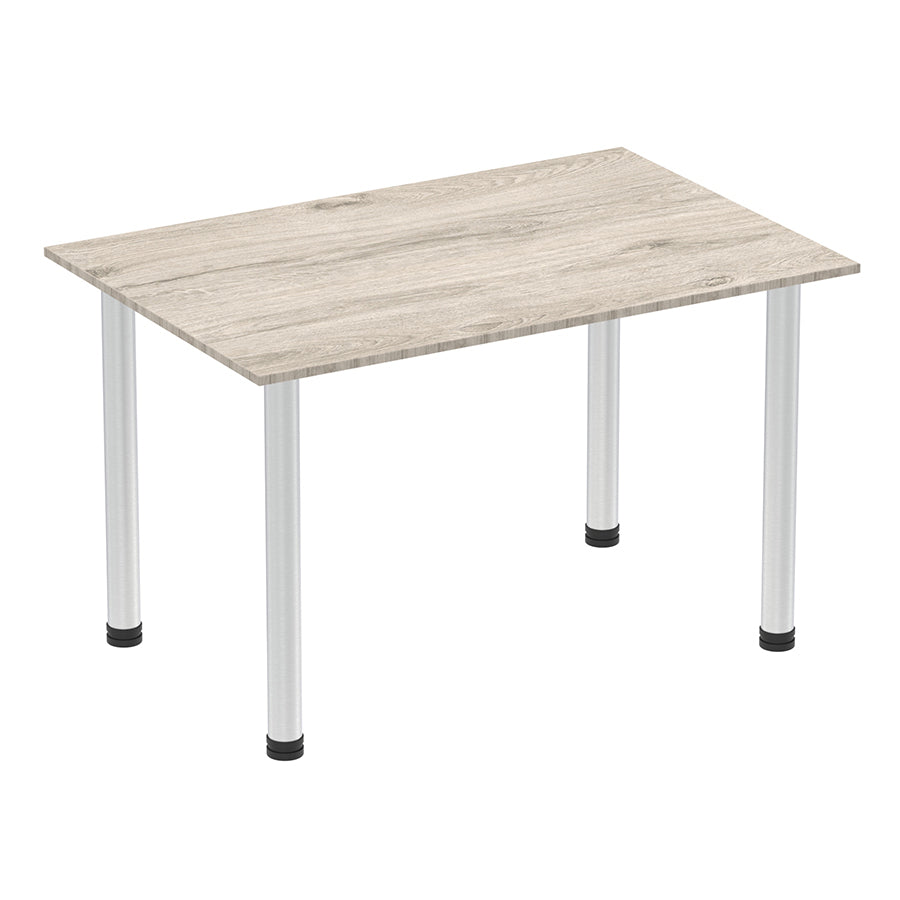 Impulse Straight Table With Post Leg