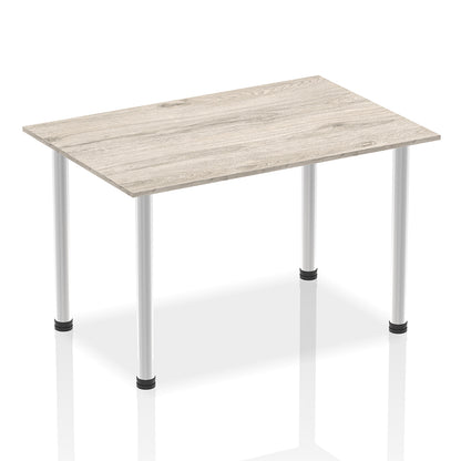 Impulse Straight Table With Post Leg