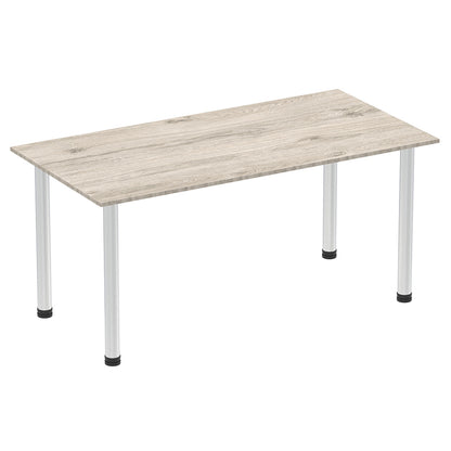 Impulse Straight Table With Post Leg