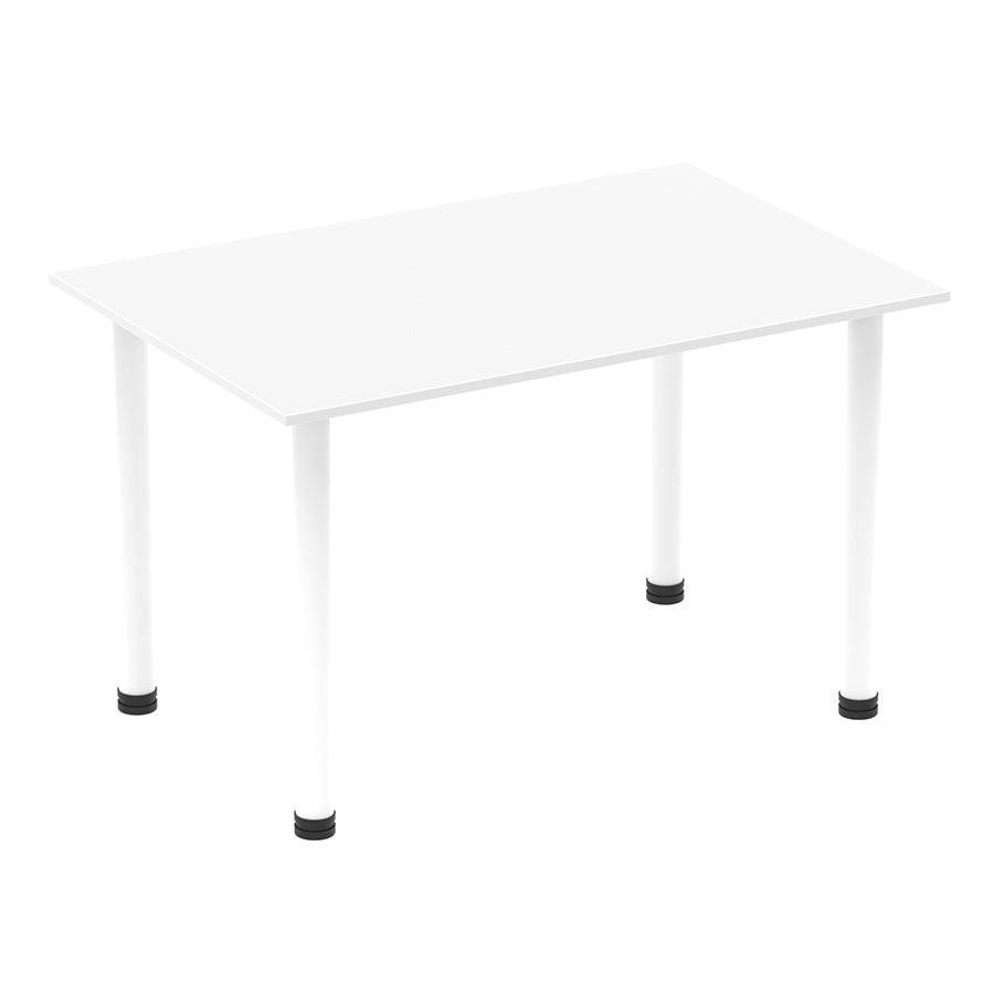 Impulse Straight Table With Post Leg