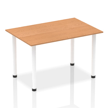 Impulse Straight Table With Post Leg