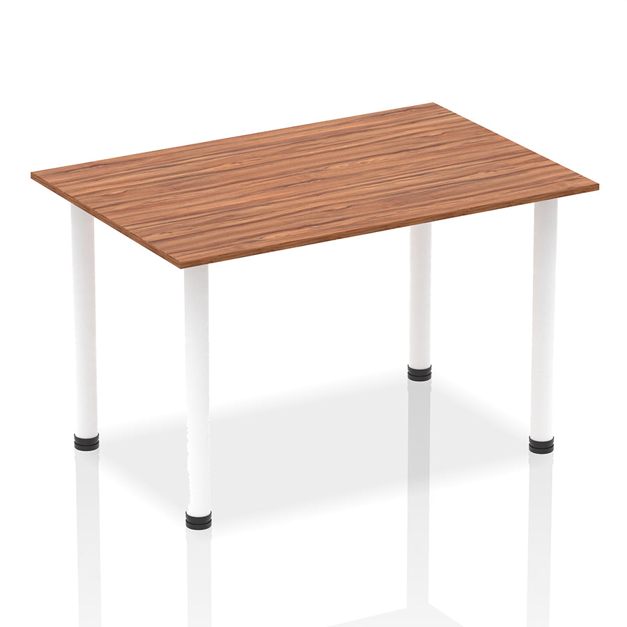 Impulse Straight Table With Post Leg
