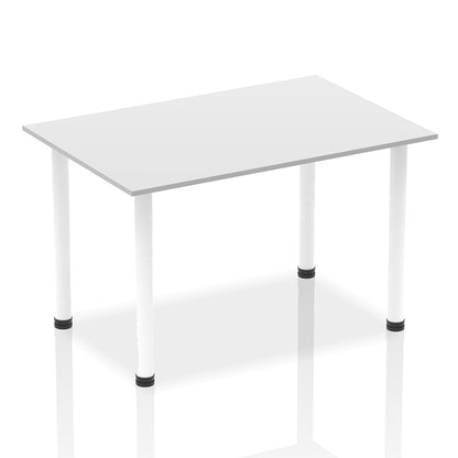 Impulse Straight Table With Post Leg