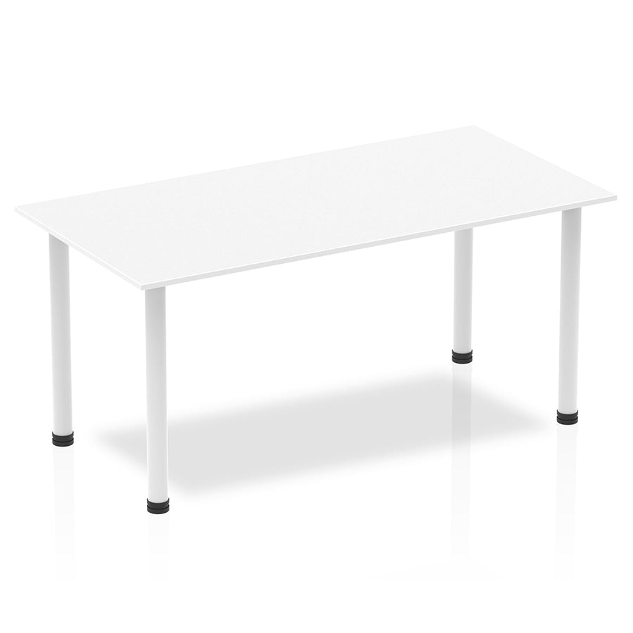 Impulse Straight Table With Post Leg