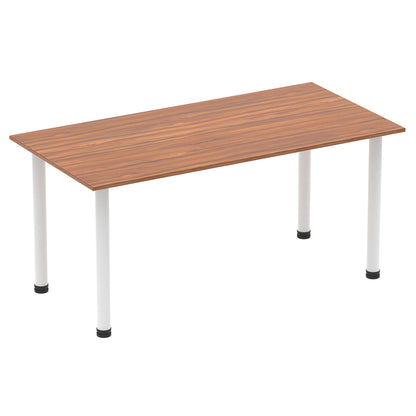 Impulse Straight Table With Post Leg