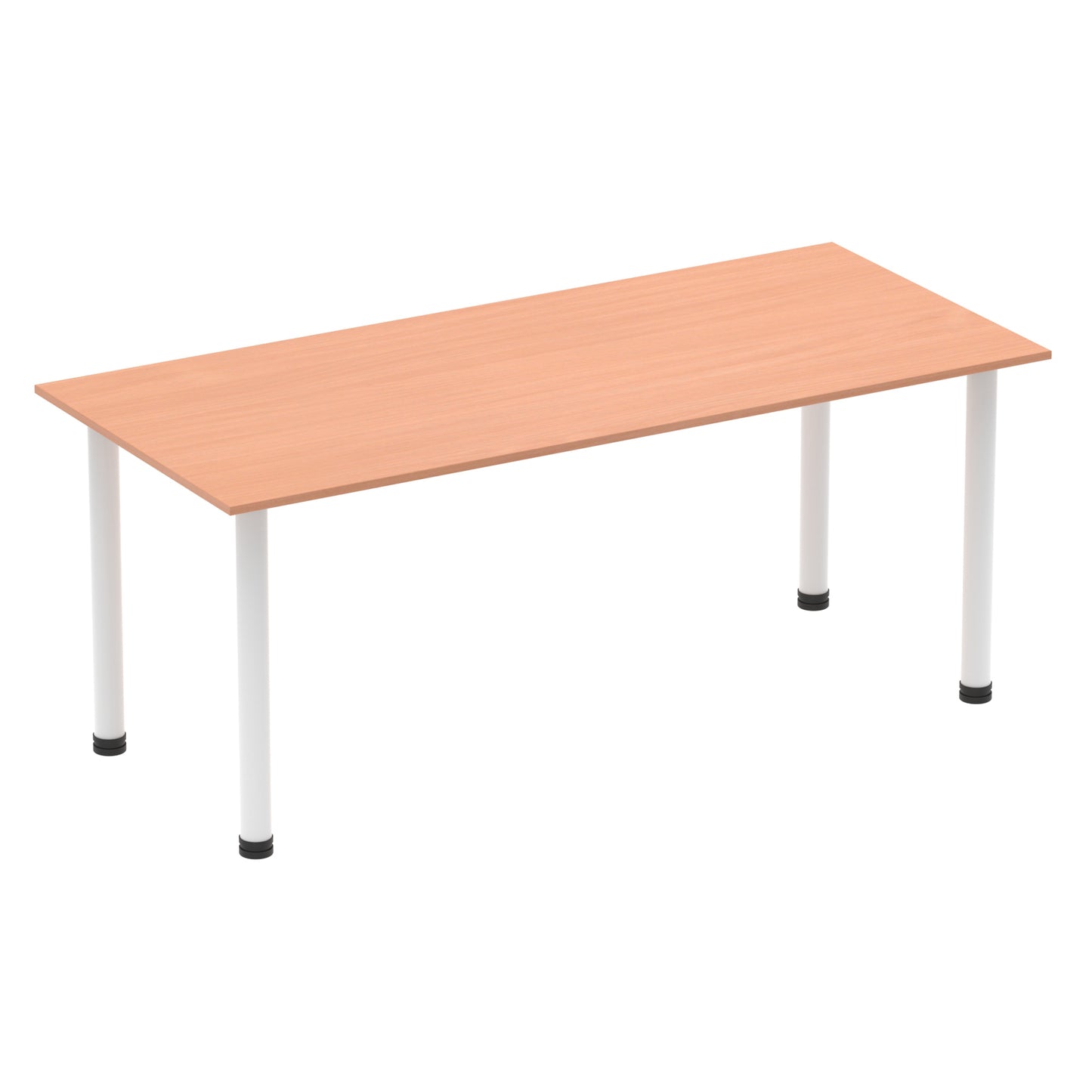 Impulse Straight Table With Post Leg