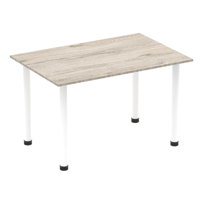 Impulse Straight Table With Post Leg