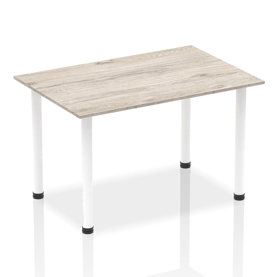 Impulse Straight Table With Post Leg