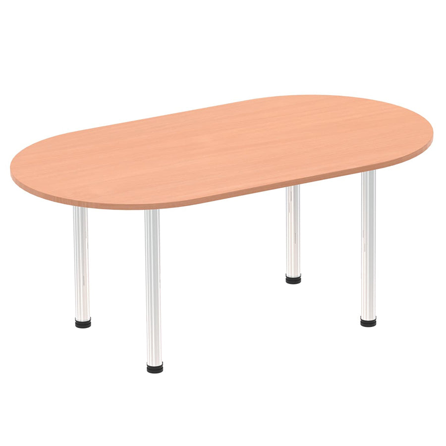Impulse Boardroom Table With Post Leg