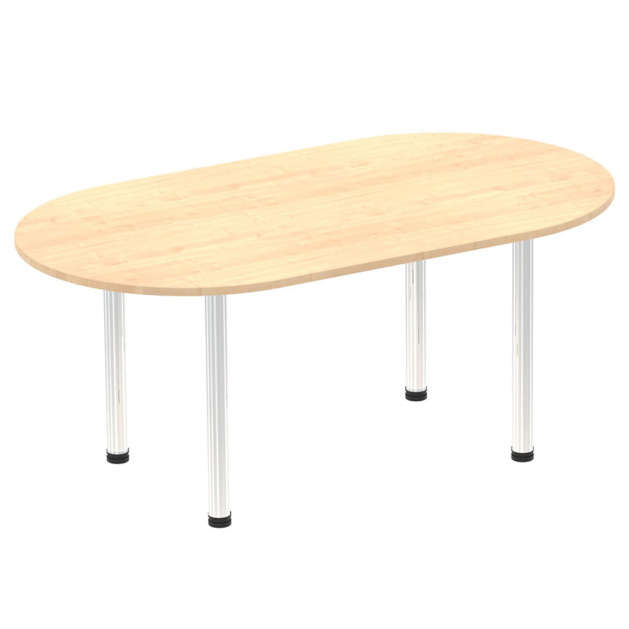 Impulse Boardroom Table With Post Leg
