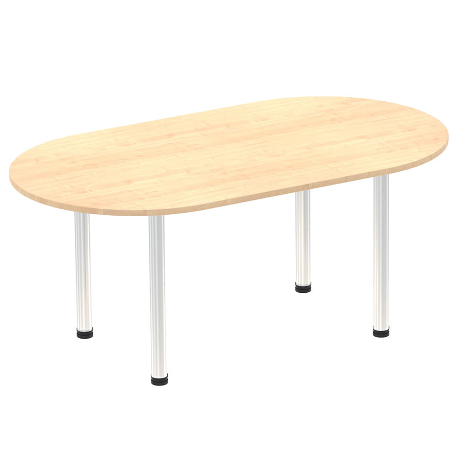 Impulse Boardroom Table With Post Leg