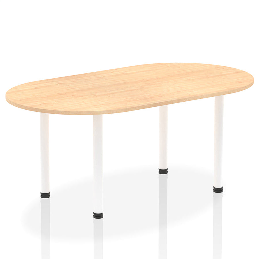 Impulse Boardroom Table With Post Leg