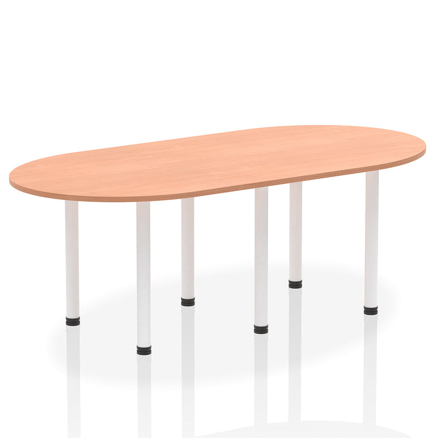 Impulse Boardroom Table With Post Leg