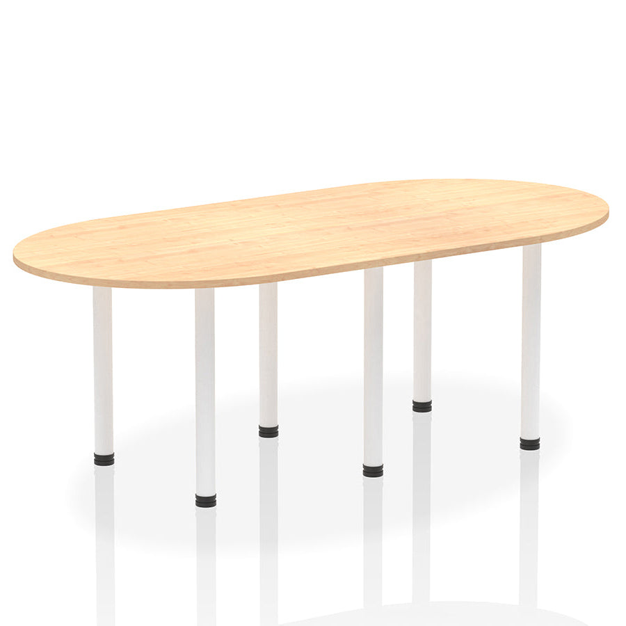 Impulse Boardroom Table With Post Leg