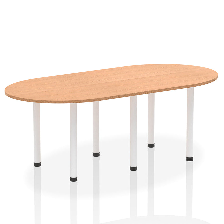 Impulse Boardroom Table With Post Leg