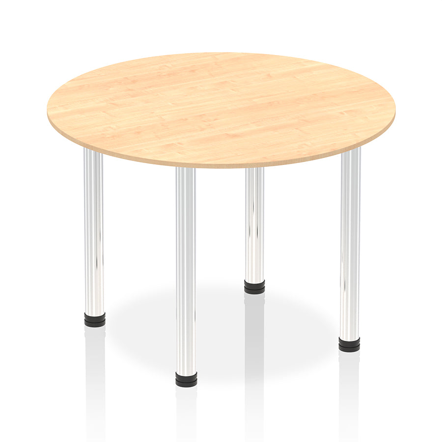 Impulse Round Table With Post Leg