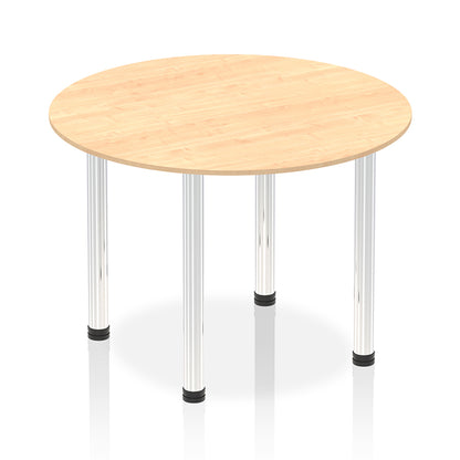 Impulse Round Table With Post Leg