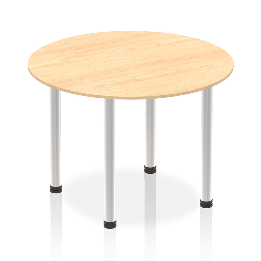 Impulse Round Table With Post Leg