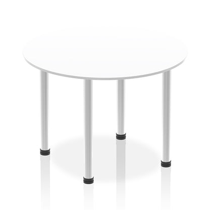 Impulse Round Table With Post Leg