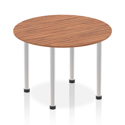 Impulse Round Table With Post Leg