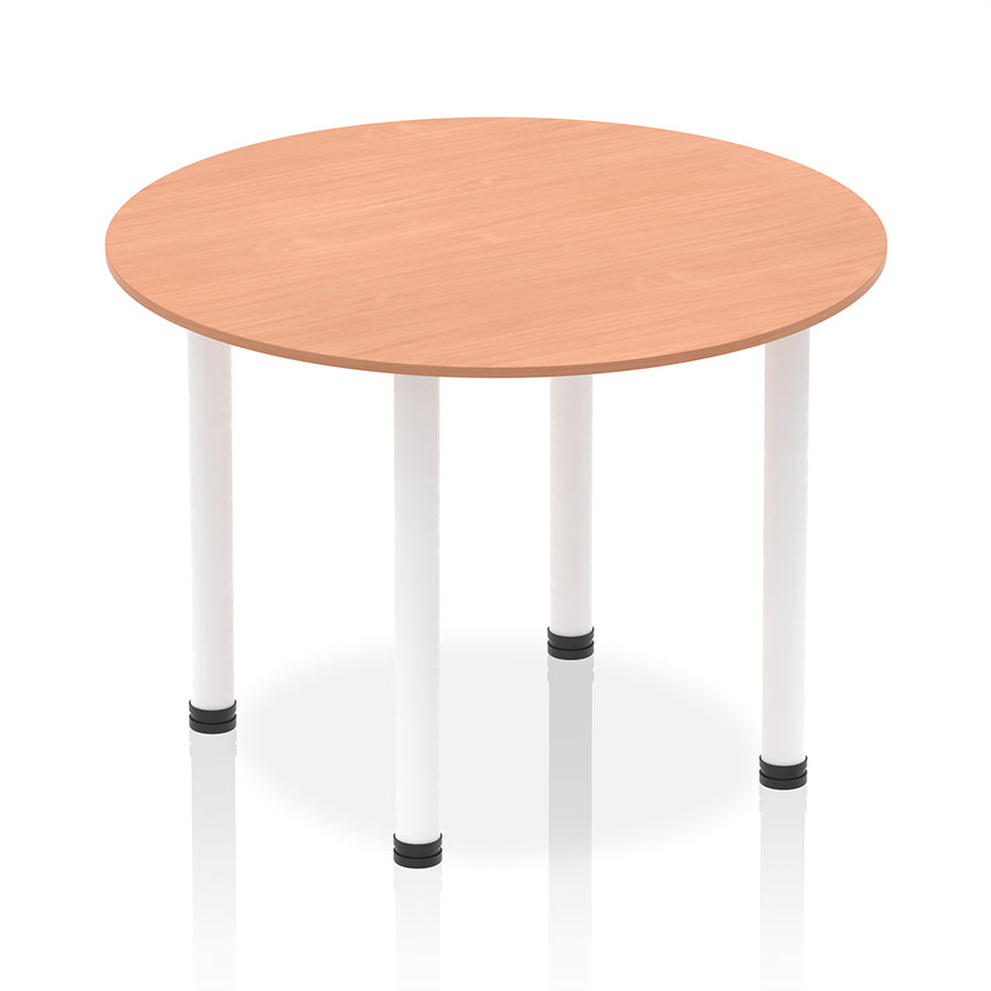 Impulse Round Table With Post Leg